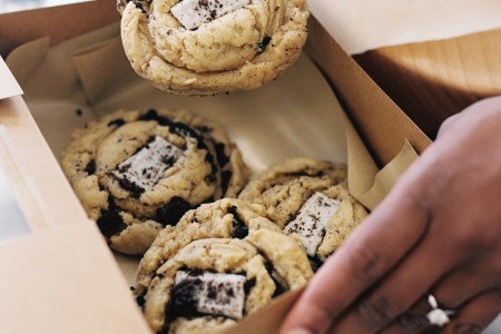 The Sea Salt Chocolate Chip cookie is a staple of Lara Adekoya's Fleurs et Sel