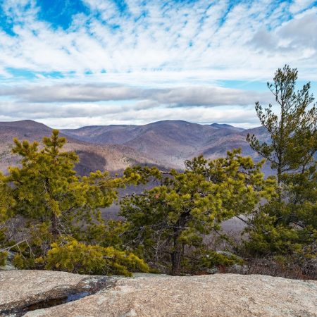 A vista is seen from Old Rag Mountain in Shenandoah National Park